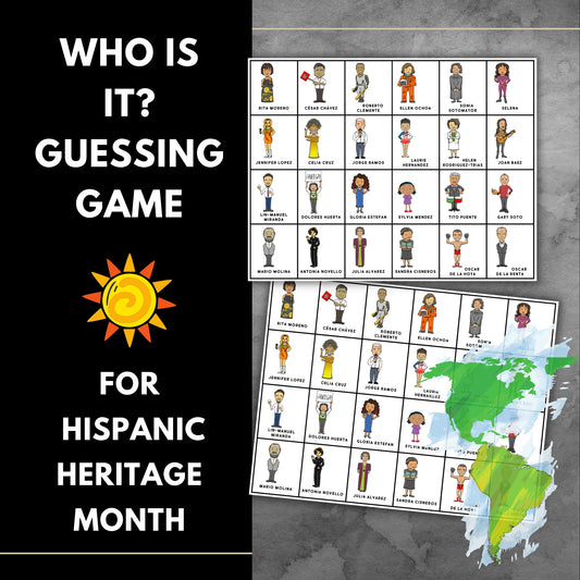 ¿Quién es quién? Guessing Game for Hispanic Heritage Month