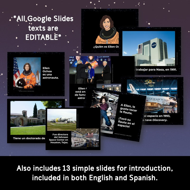 Ellen Ochoa Reading Passages and Activities in Spanish (Secondary)