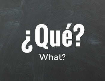 Spanish Classroom Interrogative Posters