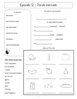 Mi Vida Loca Activity and Game Pack Ep. 12-16