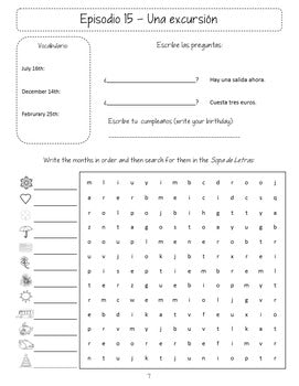 Mi Vida Loca Activity and Game Pack Ep. 12-16