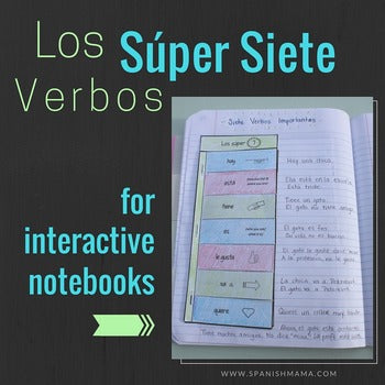 High Frequency Verbs for Interactive Notebooks