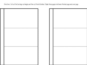 Editable Flapbook Template for Interactive Notebooks