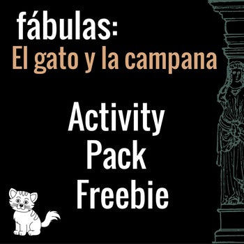 El gato y la campana Free Activity Pack (Belling the Cat in Spanish)