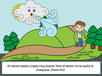 El viento y el sol (The Wind and the Sun in Spanish)