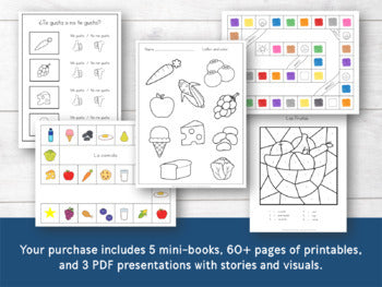 Los pollitos dicen 2 (Food and Colors Preschool Spanish Unit)