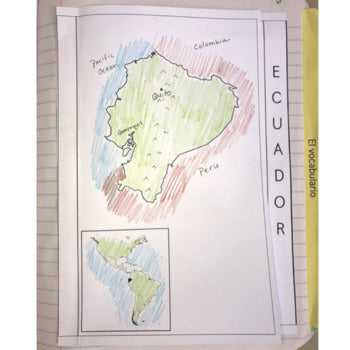 Spanish-Speaking Countries for Interactive Notebooks