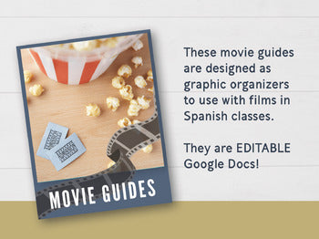 Guides/Graphic Organizers for Movies/Texts in Spanish Class