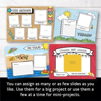 All About Me Spanish Project (Todo sobre mí Proyecto)