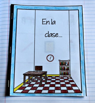 Classroom Objects in Spanish: An Interactive Notebook Mini-Book and PowerPoint