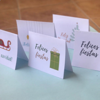 Free Holiday and Christmas Cards in Spanish