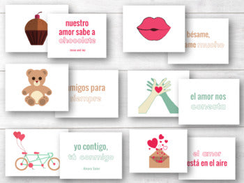 Spanish Valentine's Day Bulletin Board Decor