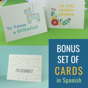 Printable Cards in Spanish (for the Home & Classroom)