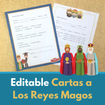 Carta a Los Reyes Magos (Editable Templates)