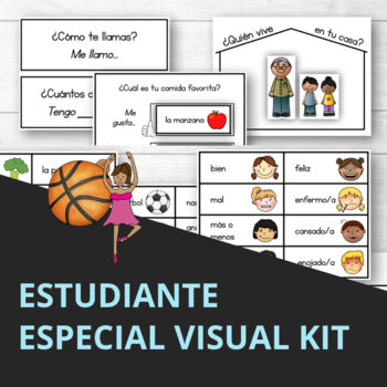Special Person Visual Kit for Preschool - Elementary Spanish Classes