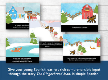 The Gingerbread Man Winter Unit in Spanish for PreK