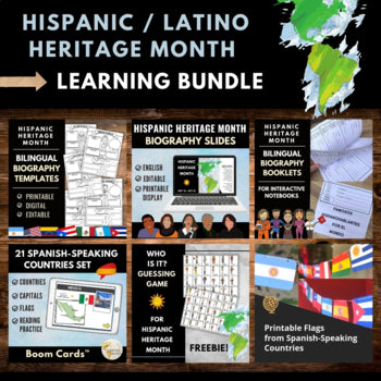 Hispanic Heritage Month Bundle for Mes de la Herencia Hispana