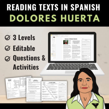Dolores Huerta Reading Passages in Spanish